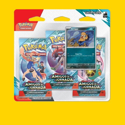 Blister Triplo Pokémon Escarlate e Violeta Amigos da Jornada