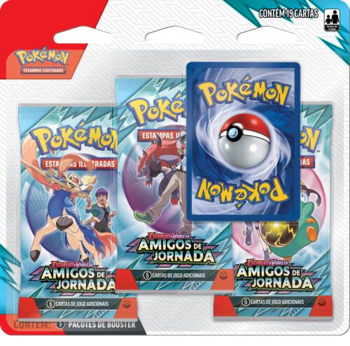Blister Triplo Pokémon Escarlate e Violeta Amigos da Jornada - Imagem 2