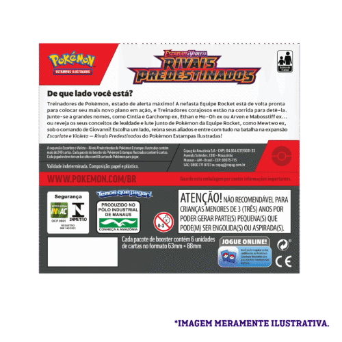 Rivais Predestinados - Booster Box CASE Lacrada EV10 Pokémon TCG - Imagem 4