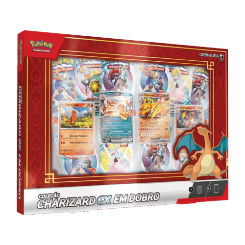 Box Pokémon - Charizard ex em dobro