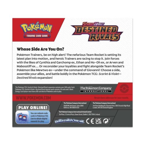 Destined Rivals - Booster Box Pokémon TCG (Inglês) - Imagem 2