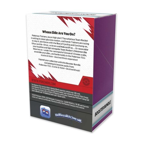Destined Rivals - Booster Bundle com 6 Boosters Pokémon TCG (Inglês) - Imagem 2