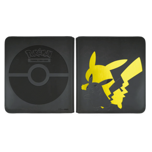 Fichário PREMIUM 12 Bolsos Portfolio com zíper - Pikachu Pokémon TCG Ultra Pro