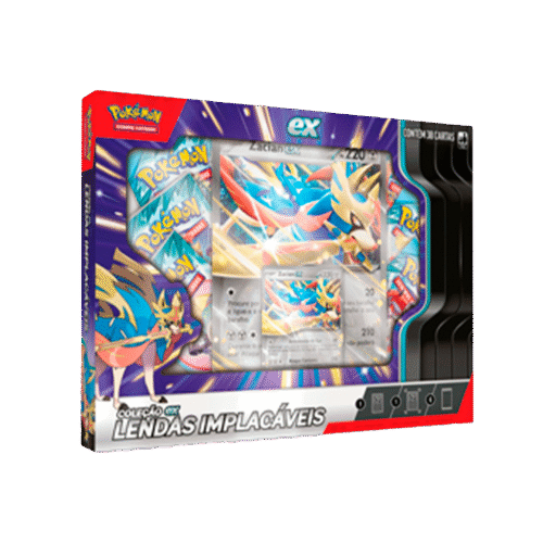 Box Azul Lendas Implacáveis - Zacian Pokémon TCG