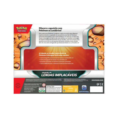 Box Vermelha Lendas Implacáveis - Koraidon Pokémon TCG