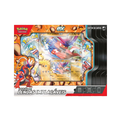 Box Vermelha Lendas Implacáveis - Koraidon Pokémon TCG