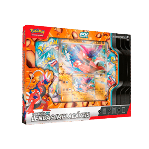 Box Vermelha Lendas Implacáveis - Koraidon Pokémon TCG
