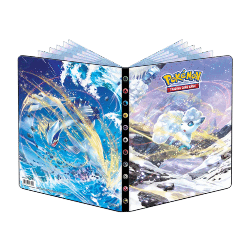 Fichário Portfolio 9 Bolsos - Tempestade Prateada Alolan Vulpix Pokémon Ultra Pro