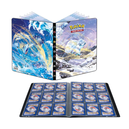 Fichário Portfolio 9 Bolsos - Tempestade Prateada Alolan Vulpix Pokémon Ultra Pro