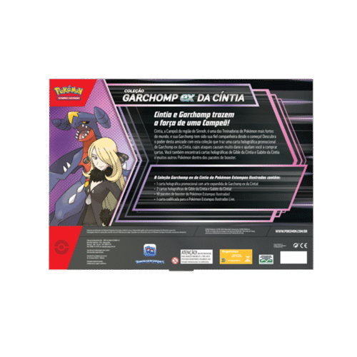 Box Coleção Garchomp ex da Cíntia- Pokémon TCG