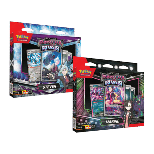Kit Baralho de Batalha de Rivais - Marine e Steven Pokémon TCG