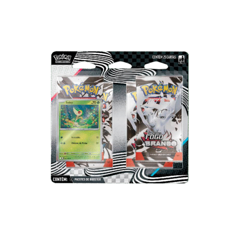 Blister Quádruplo - Fogo Branco e Raio Preto - Pokémon TCG