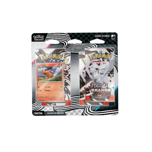 Blister Quádruplo - Fogo Branco e Raio Preto - Pokémon TCG