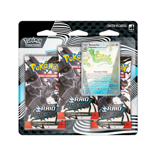 Blister Triplo - Raio Preto - Pokémon TCG