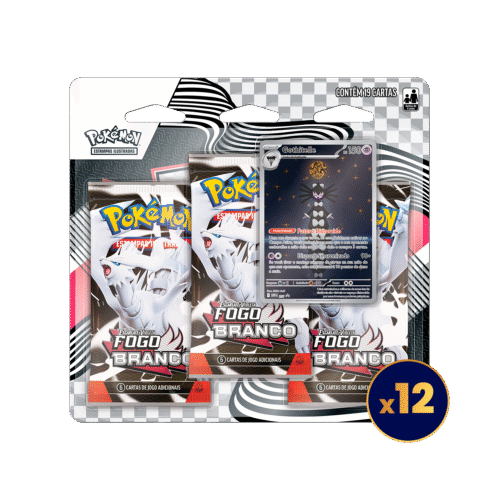 CASE de Blister Triplo - Fogo Branco - Pokémon TCG