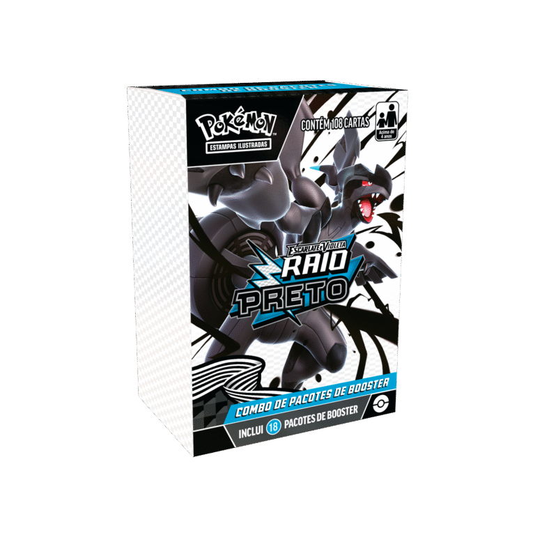 KIT Combo de Booster - Raio Preto e Fogo Branco - Pokémon TCG - Tuzzy E ...
