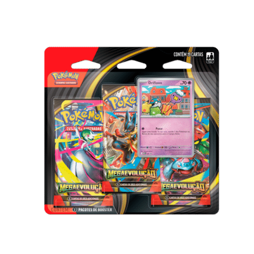 Blister Triplo - Mega Evolução - Pokémon TCG