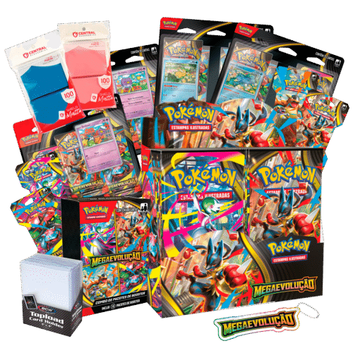 Kit Colecionador Básico - Mega Evolução - Pokémon TCG