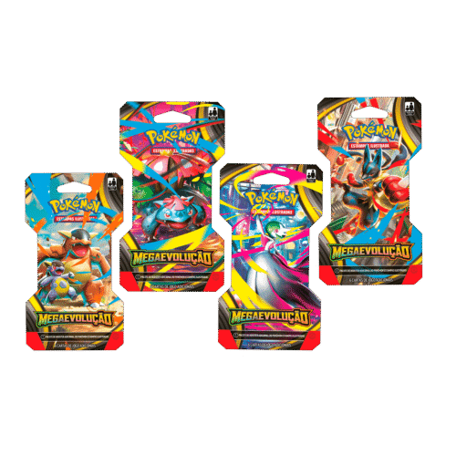 Kit Blister Unitário - Mega Evolução Pokémon TCG
