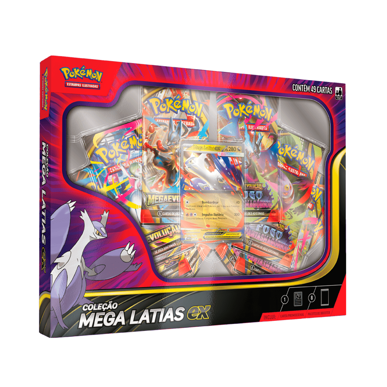 Box Coleção Mega Latias ex - Pokémon TCG