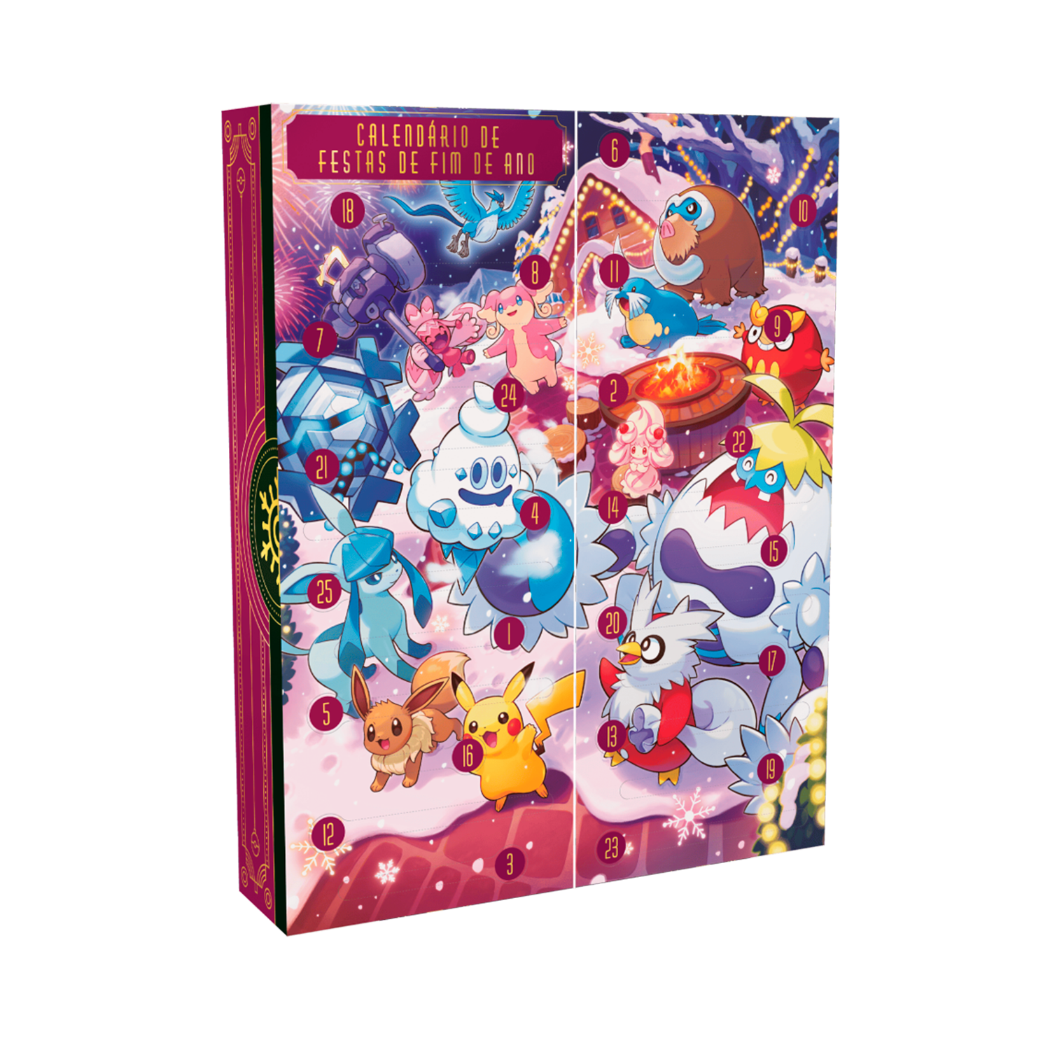 Calendário de Festas de Fim de Ano 2025 - Pokémon TCG - Imagem 3