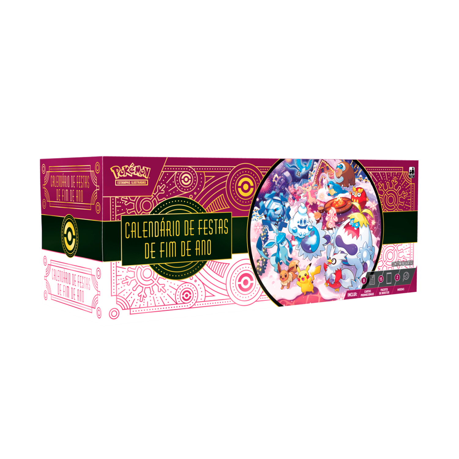 Calendário de Festas de Fim de Ano 2025 - Pokémon TCG